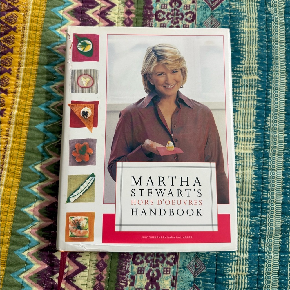 Martha Stewart's Hors d'Oeuvres Handbook Hardcover Cookbook